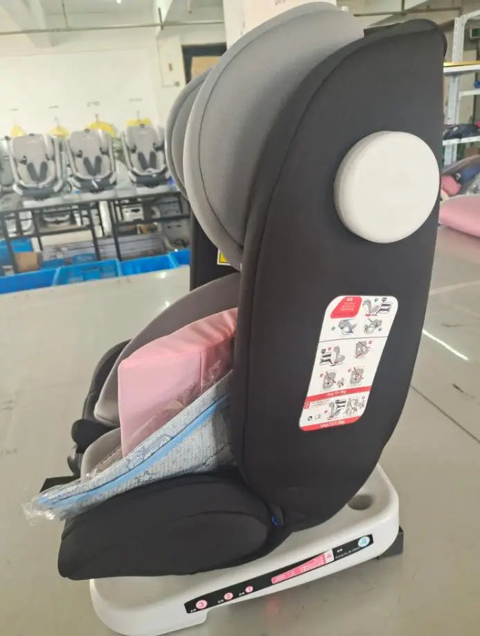AP01 KL005 Child Seat 360° Baby Car Seat Rotatable ISOFIX ,ECE R44/04,9-36 kg/0-12 Years, 5-Point Safety Belt, Child Car Seat