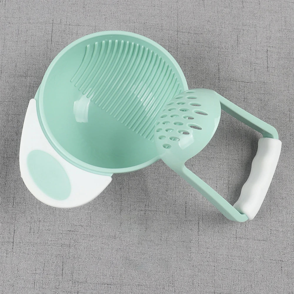 Baby supplementary food grinding bowl baby manual grinder children's fruit cooking supplementary food tool set