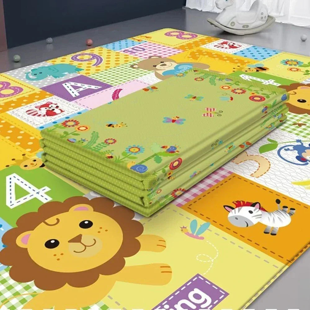 Foldable Baby Play Mat Non-Toxic Educational Children's Carpet in The Nursery Climbing Pad Kids Rug Activitys Games Toys 180*100