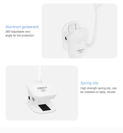 4MP WiFi indoor high-definition crying detection Video baby monitor full-color night vision 360 degree rotating network camera