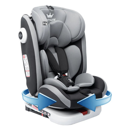 AP01 KL005 Child Seat 360° Baby Car Seat  Rotatable ISOFIX ,ECE R44/04,9-36 kg/0-12 Years, 5-Point Safety Belt, Child Car Seat