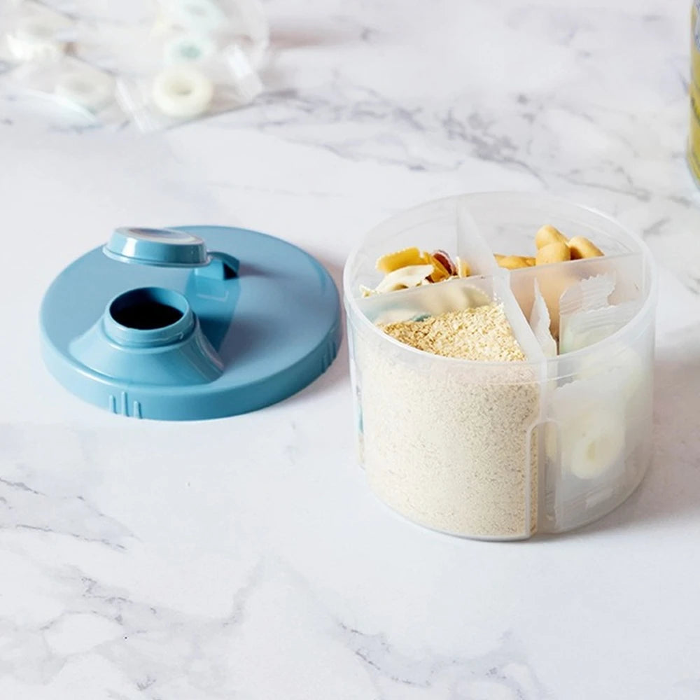 4 Grid Portable Baby Food Storage Box for Kids
