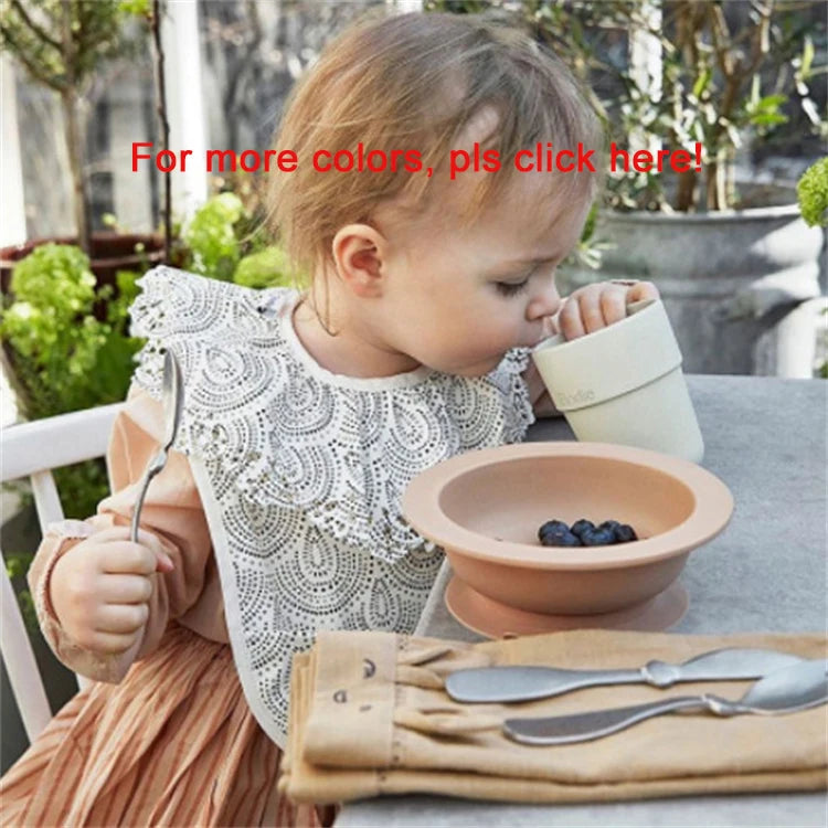 Soft PU Baby Infant Bibs With Pocket Dining Bib