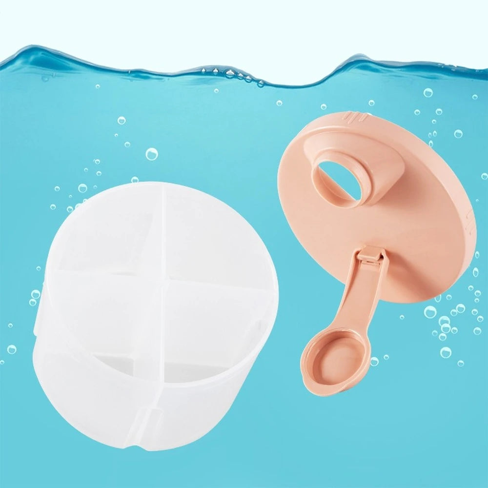 4 Grid Portable Baby Food Storage Box for Kids