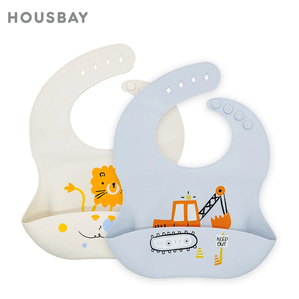 Waterproof Bibs For Kids Feeding Baby Eating Stuff Soft