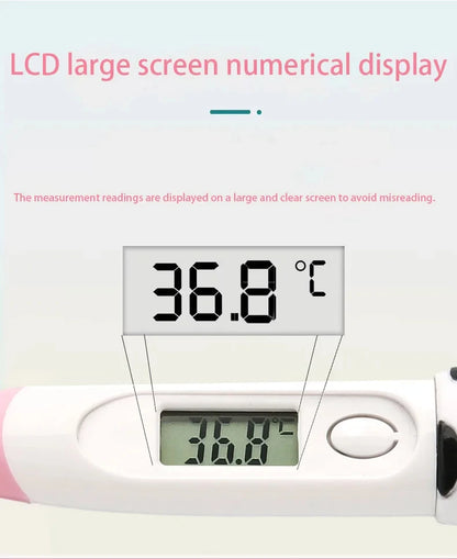Baby Cartoon Digital Thermometer Oral Armpit Flexible
