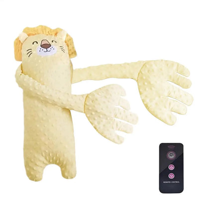 Remote Control Electric Baby Sleep Toy Cartoon Bear Shaped Plush Soothing Dolls Cartoon Baby Sleep Aid Comfort Soother Pillow
