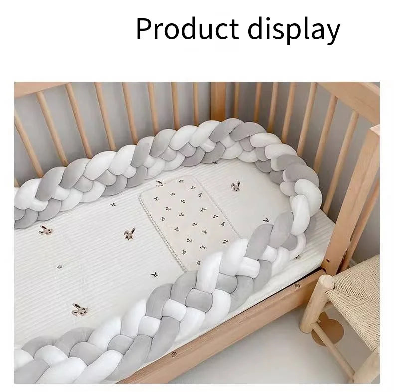 2M 3M Baby Bumper Crib Protector Mobile Baby Bed Cushion Set Bule Colour for Infant Room Decor 2023 Free Shiping Baby Cot Bumper