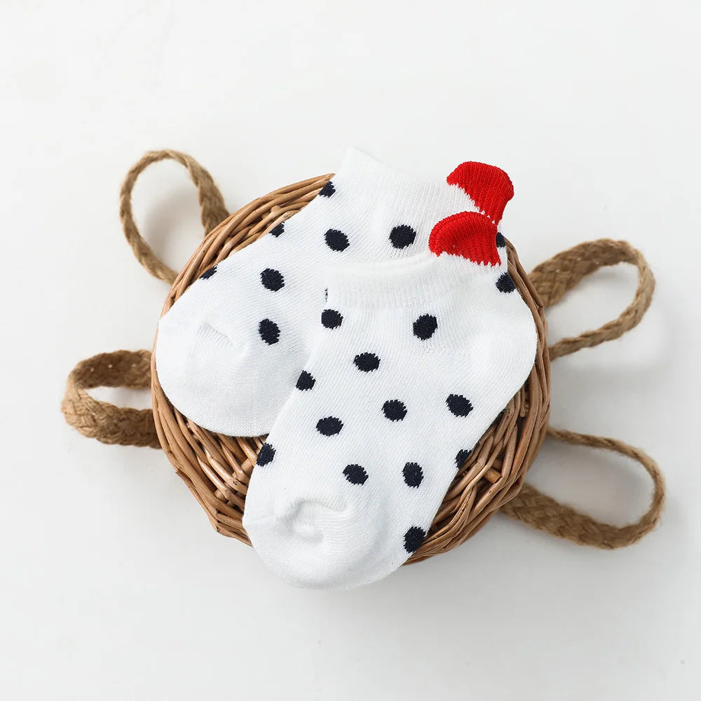 5Pairslot 0-12Y Cute Lovely Short Baby Socks