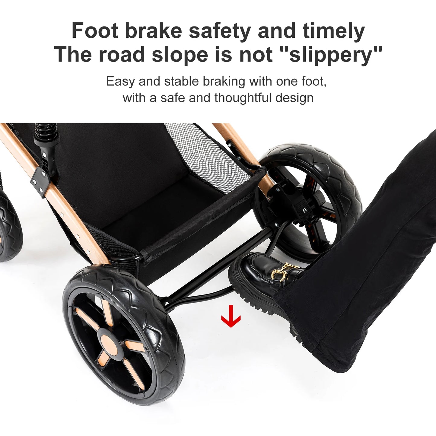 Your All-in-One Travel Solution: 3-in-1 Lightweight Stroller & Pram for All Terrains, Suitable from Birth with Easy Compact Fold
