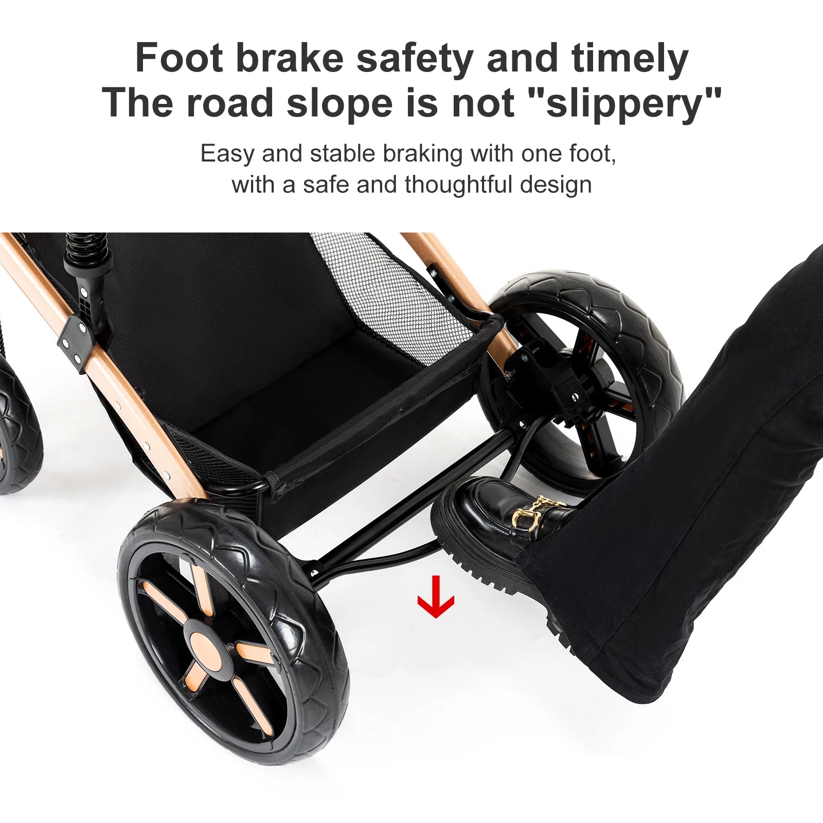Your All-in-One Travel Solution: 3-in-1 Lightweight Stroller & Pram for All Terrains, Suitable from Birth with Easy Compact Fold by Baby Paradise