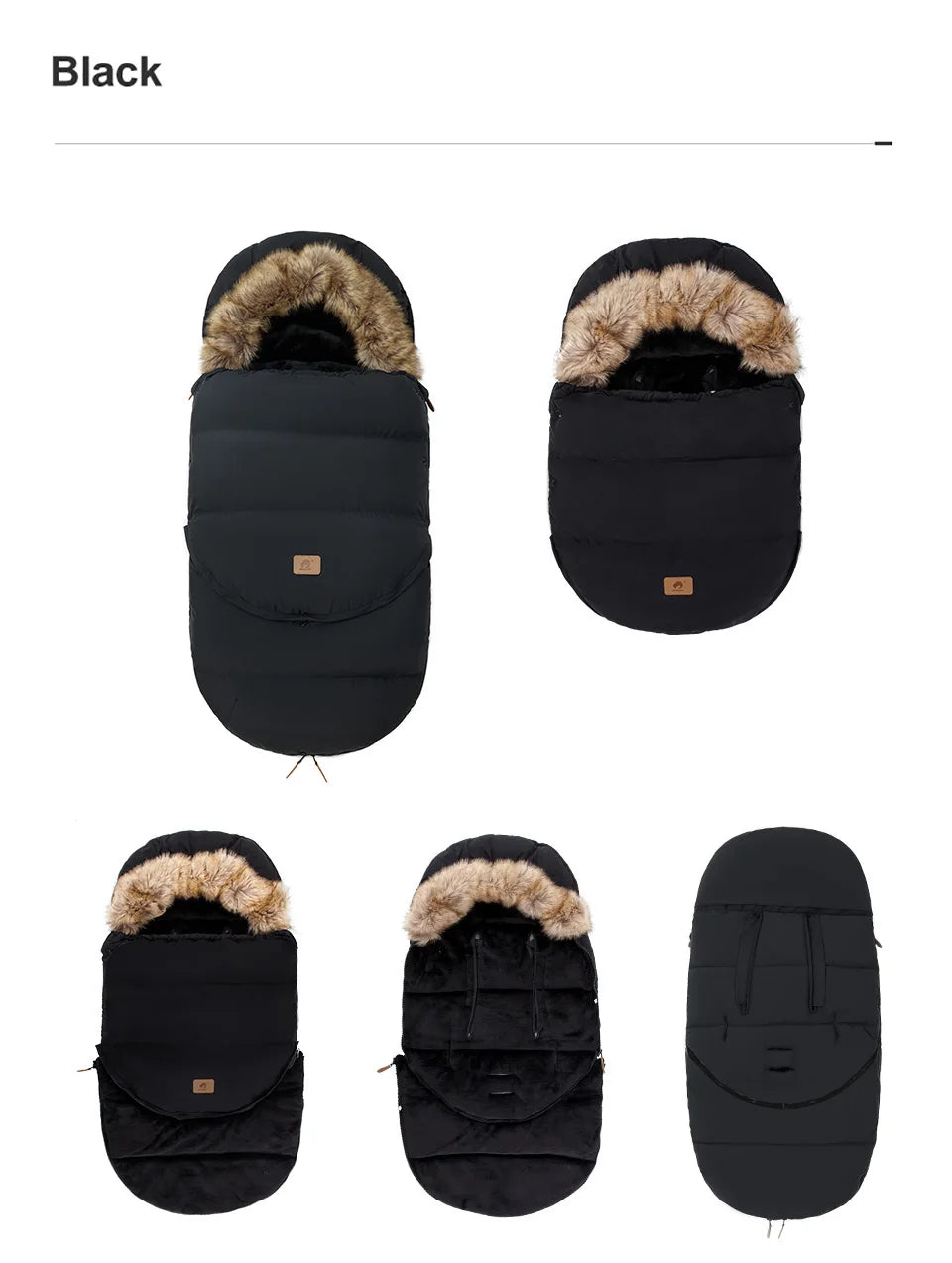 0-36 Months Baby Stroller Footmuff Removable Winter Warm Thicker Envelope For Discharge Universal Pram Baby Stroller Accessories