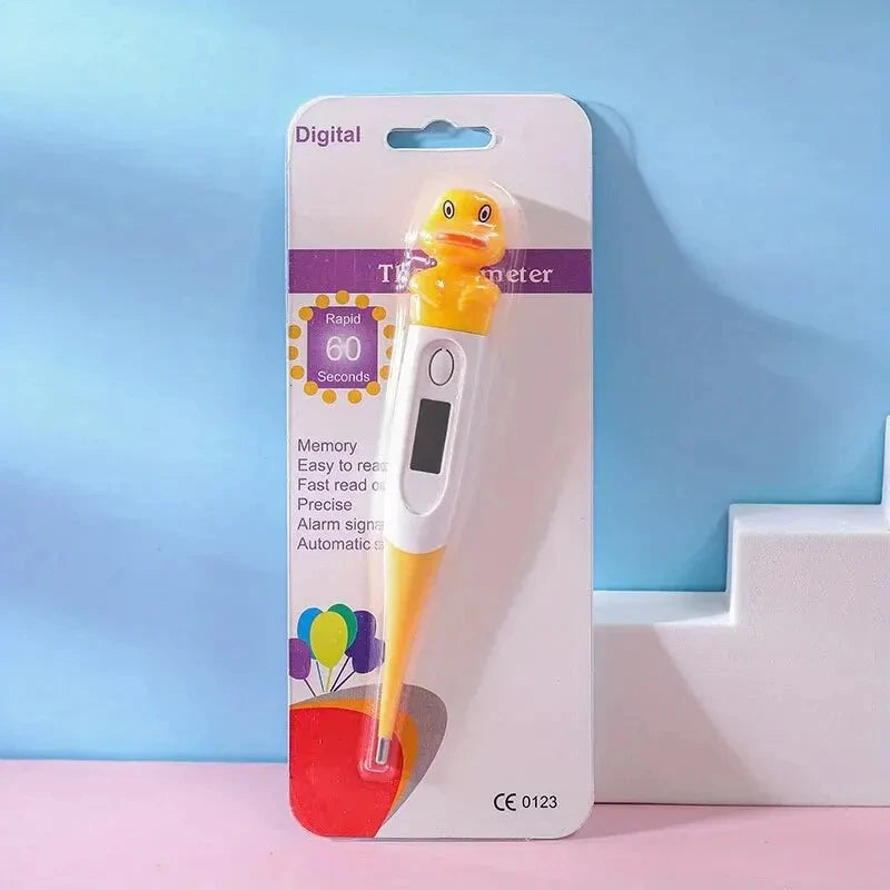 1pc Baby Cartoon Digital Thermometer Oral Armpit Flexible 