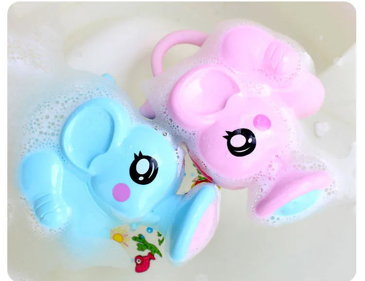 Baby Bath Toys Lovely Plastic Elephant Shape 