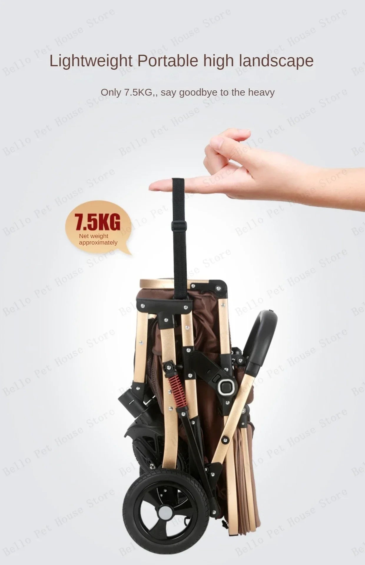 2025 New 3-in-1 Twin Baby Stroller with Car Seat Portable 