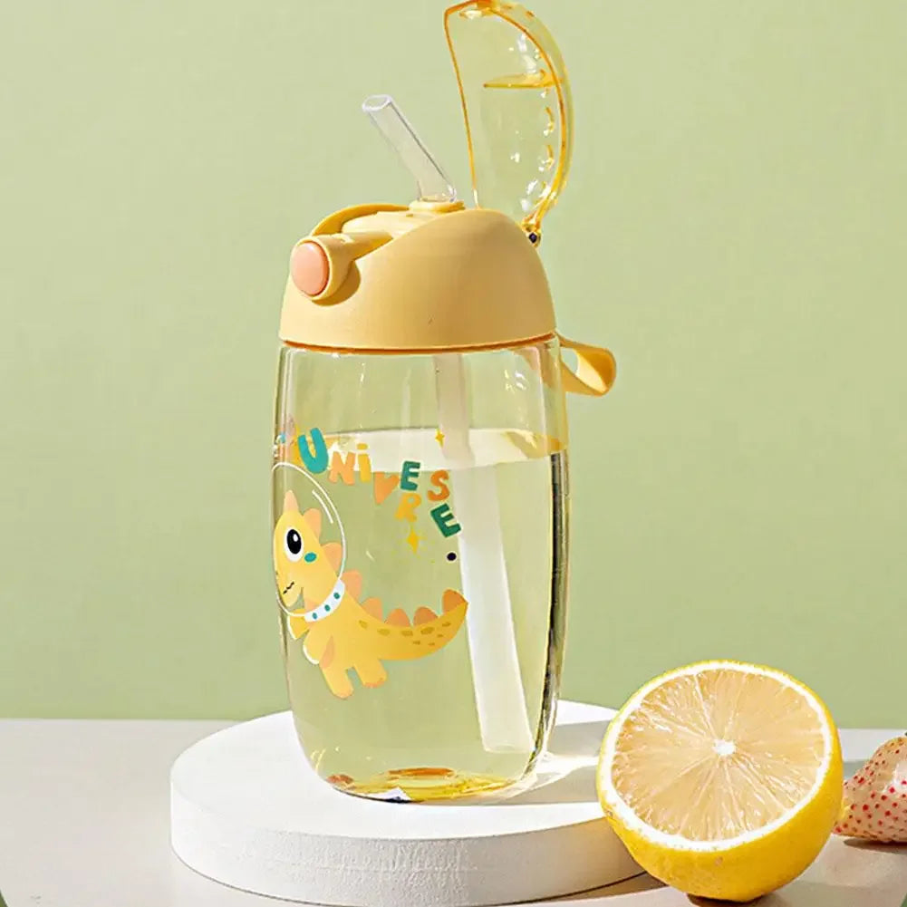 JIRO 600ML Childrens Water Bottle for School