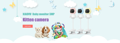 4MP WiFi indoor high-definition crying detection Video baby monitor full-color night vision 360 degree rotating network camera