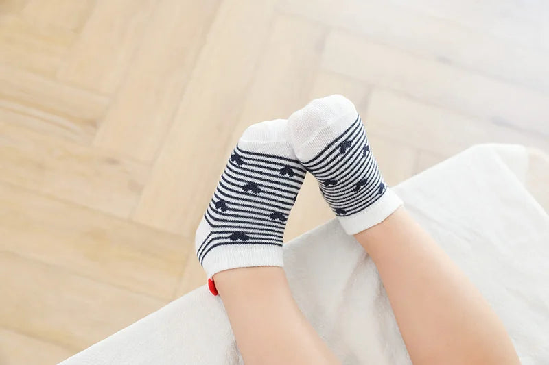 5Pairslot 0-12Y Cute Lovely Short Baby Socks