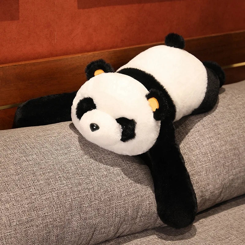 60cm-120cm Giant Panda Plush Toys Soft Sleep Pillow