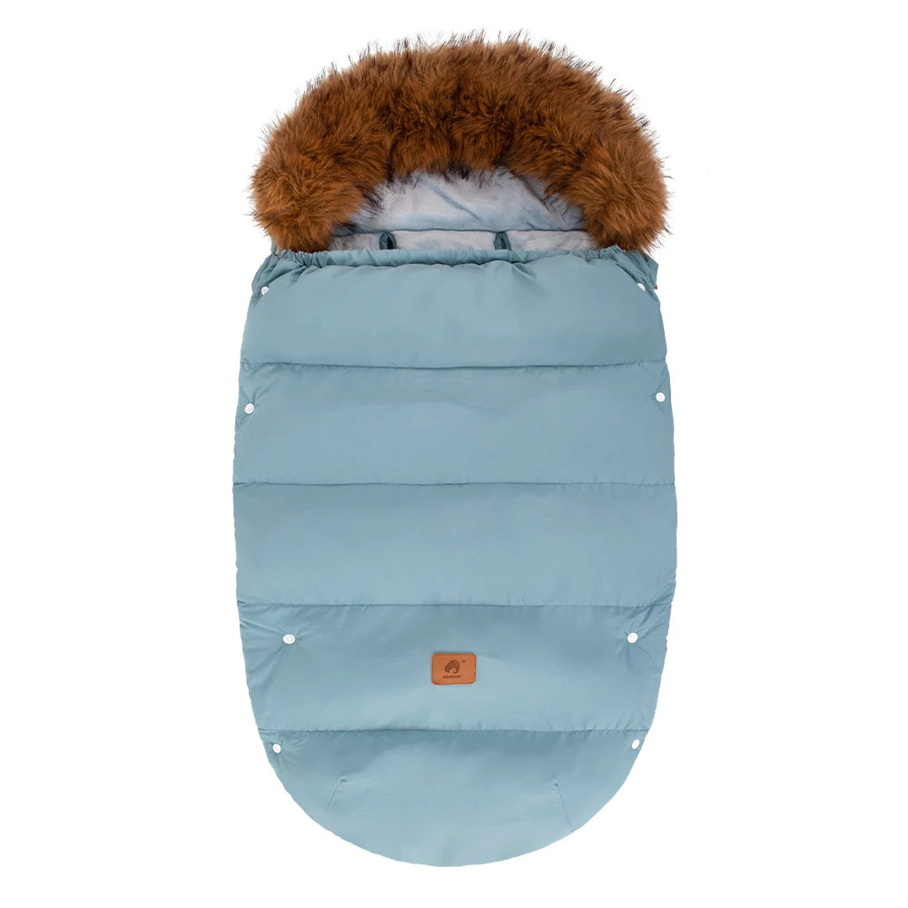 Winter Baby Stroller Footmuff 0-36 Months Windproof Warm Envelope For Universal Pram Outside Travel Baby Stroller Accessories