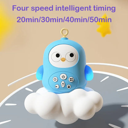 360° Musical Baby Crib Mobile Rotating Night Light Bed Bell Toy Four Speed Timming Hanging Infant Newborn Rattle Bedside Gift