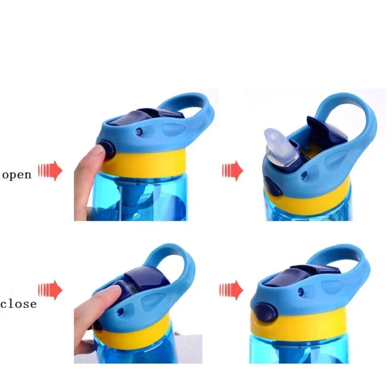 480ML Baby Feeding Cup Leakproof Water Bottle