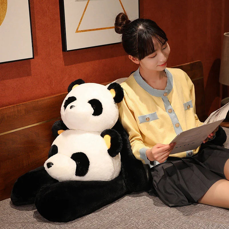 60cm-120cm Giant Panda Plush Toys Soft Sleep Pillow