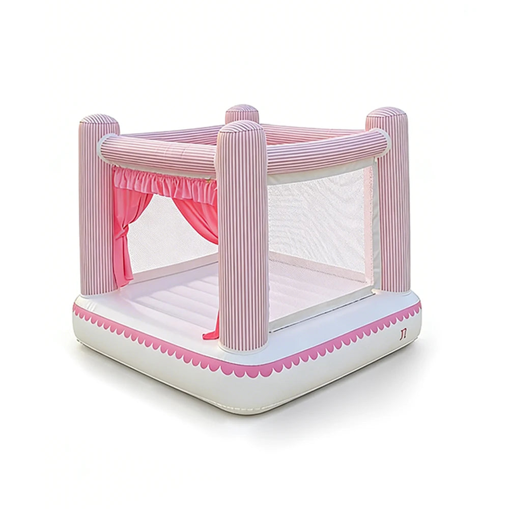 Rainbow Inflatable Castle Birthday Gift Suitable For Ages 1-6  Indoor/Outdoor Use European Stock, Ships 5-7 Days Christmas Gift