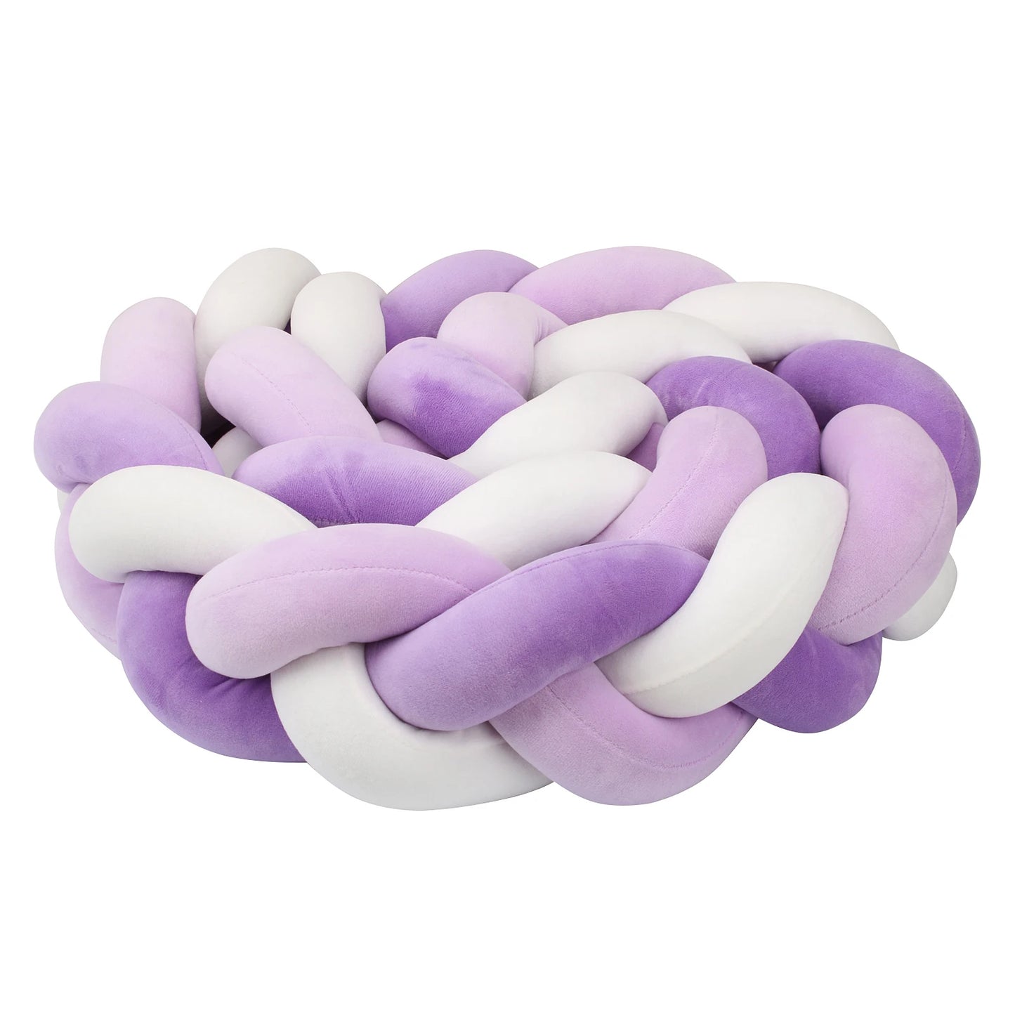 1-4 M Baby Bed Protector Infant Cradle Pillow Cushion Braid Knot Bumper Crib Bumper Room Decor Tresse Tour De Lit Bebe