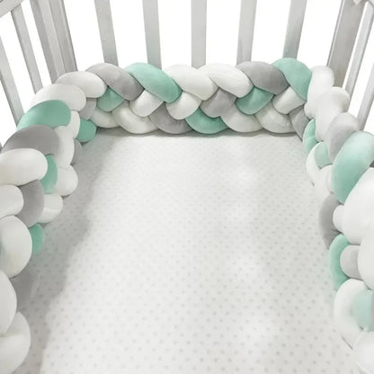 2M 3M Baby Bumper Crib Protector Mobile Baby Bed Cushion Set Bule Colour for Infant Room Decor 2023 Free Shiping Baby Cot Bumper