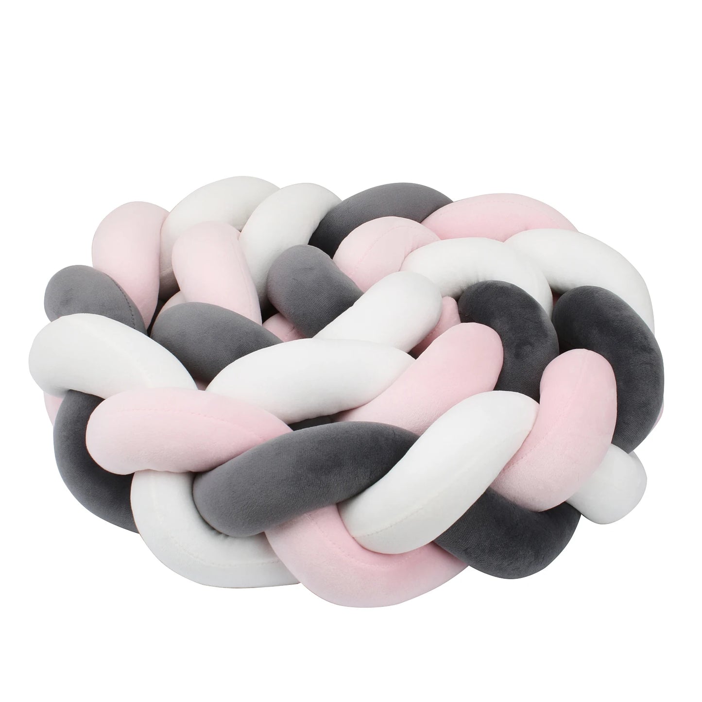 1-4 M Baby Bed Protector Infant Cradle Pillow Cushion Braid Knot Bumper Crib Bumper Room Decor Tresse Tour De Lit Bebe