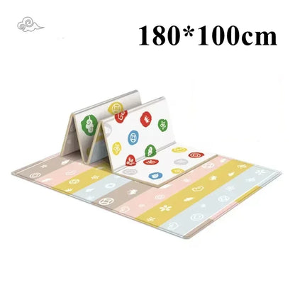 Foldable Baby Play Mat Non-Toxic Educational Children's Carpet in The Nursery Climbing Pad Kids Rug Activitys Games Toys 180*100