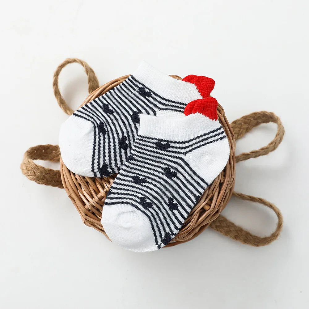 5Pairslot 0-12Y Cute Lovely Short Baby Socks