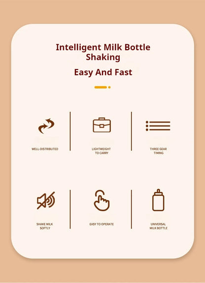 Electric Milk Bottle Shaker, USB Smart Intelligent Milk Powder Mixer, Lithium battery, Baby Formula Maker, Divine Device