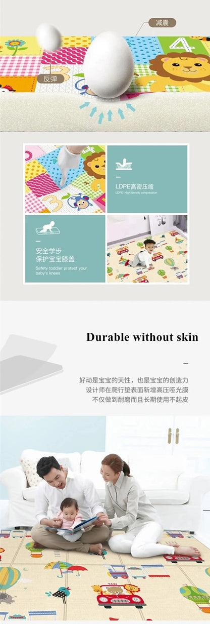Foldable Baby Play Mat Non-Toxic Educational Children's Carpet in The Nursery Climbing Pad Kids Rug Activitys Games Toys 180*100