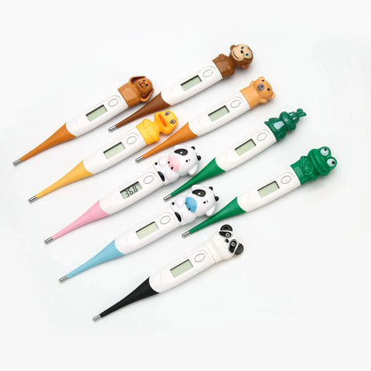 1pc Baby Cartoon Digital Thermometer Oral Armpit Flexible 