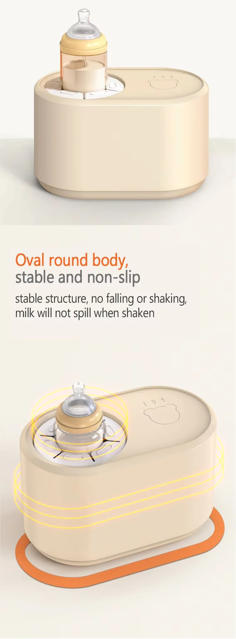 Electric Milk Bottle Shaker, USB Smart Intelligent Milk Powder Mixer, Lithium battery, Baby Formula Maker, Divine Device