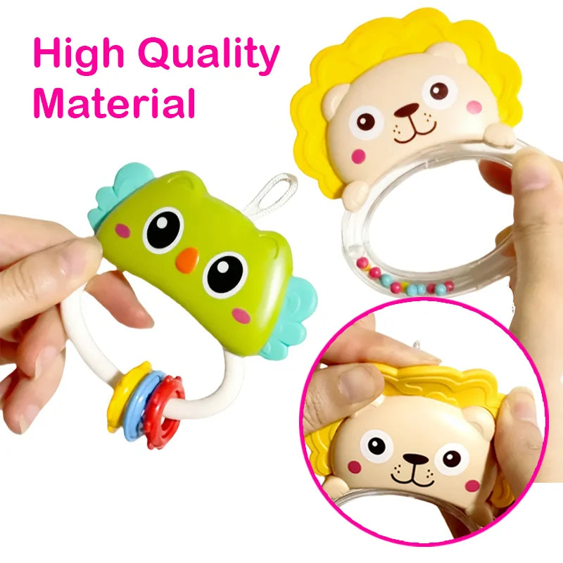 360° Musical Baby Crib Mobile Rotating Night Light Bed Bell Toy Four Speed Timming Hanging Infant Newborn Rattle Bedside Gift