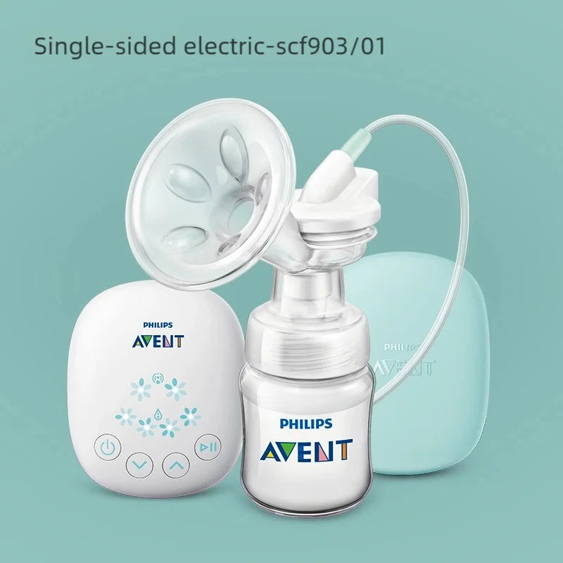PHILIPS AVENT Portable Single Electric Breast Pump with Smart Massage & Petal Stimulation – Mimics Baby’s Natural Sucking by Baby Paradise