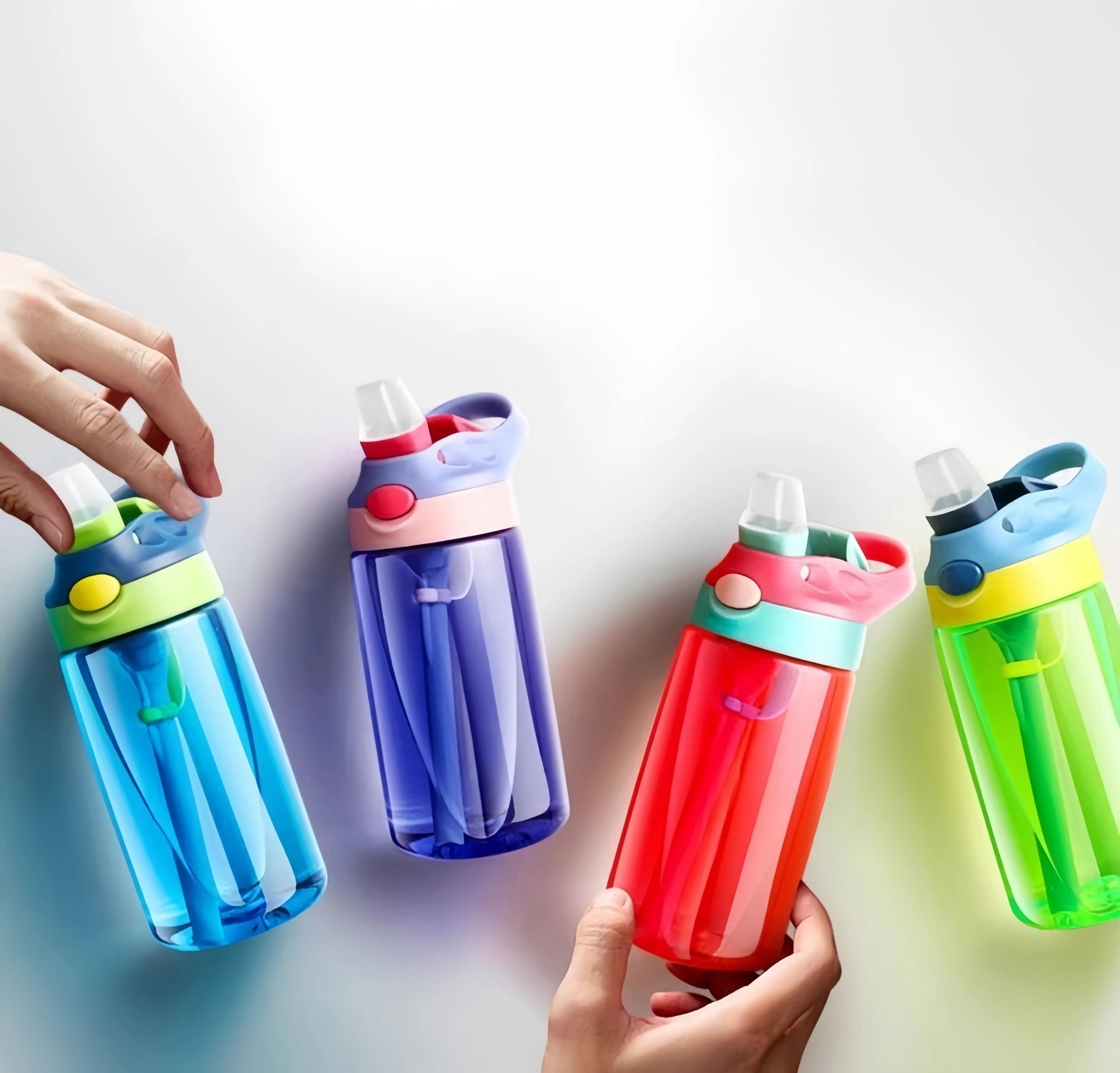 480ML Baby Feeding Cup Leakproof Water Bottle