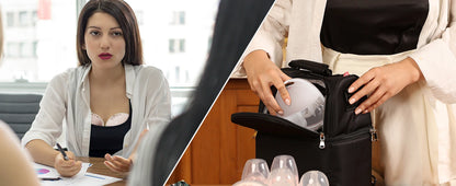 NCVI Electric Breast Pump,Wearable for Breastfeeding,Hands-Free, 4 Modes 9 Levels, 3 Flange Sizes(19/21/24mm), Smart Display