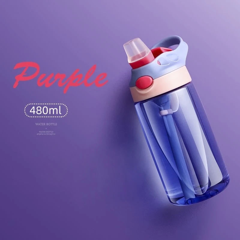 480ML Baby Feeding Cup Leakproof Water Bottle
