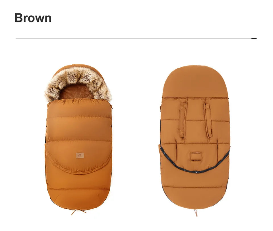 0-36 Months Baby Stroller Footmuff Removable Winter Warm Thicker Envelope For Discharge Universal Pram Baby Stroller Accessories