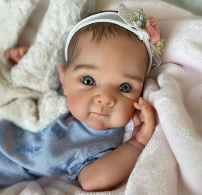 NPK Clearance Sales 18inch Reborn Doll Kit Bettie Unfinished Unpainted Fresh Color Blank Doll Kit with cloth Body