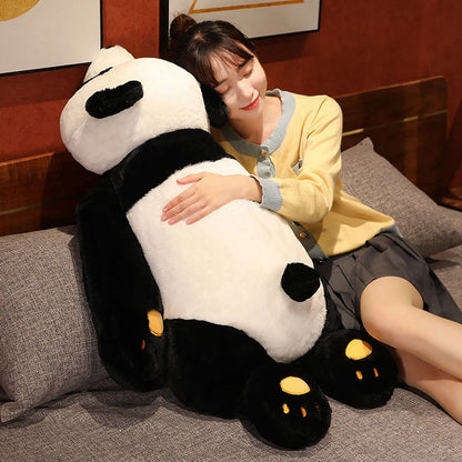 60cm-120cm Giant Panda Plush Toys Soft Sleep Pillow