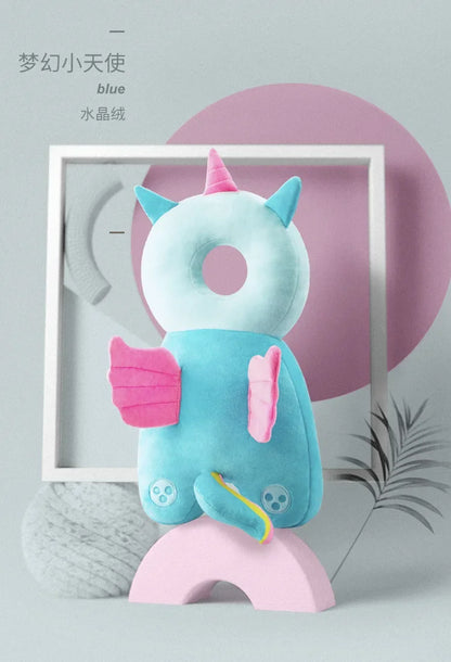 1-3T Toddler Baby Head Protector Safety Pad Cushion Back Prevent Injured Angel Bee Cartoon Security Pillows Protective Headgear