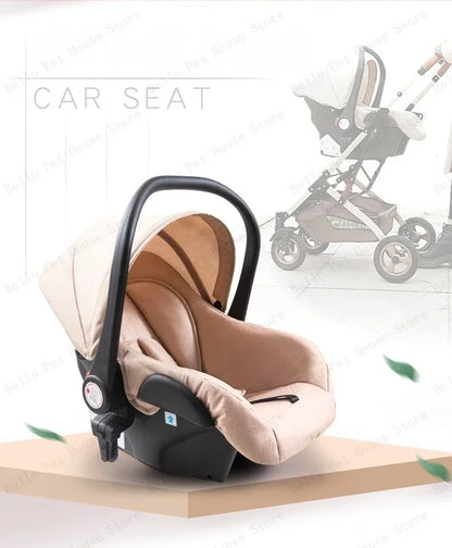 2025 New 3-in-1 Twin Baby Stroller with Car Seat