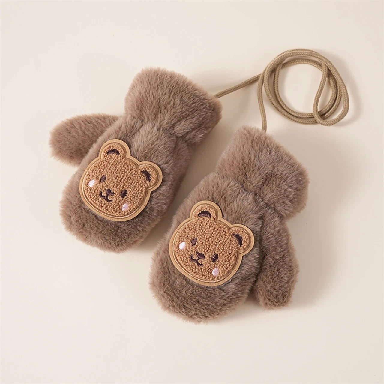 Winter Thicken Warm Baby Gloves