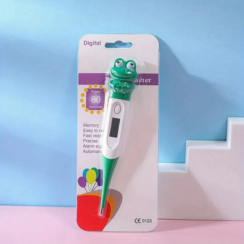 1pc Baby Cartoon Digital Thermometer Oral Armpit Flexible 