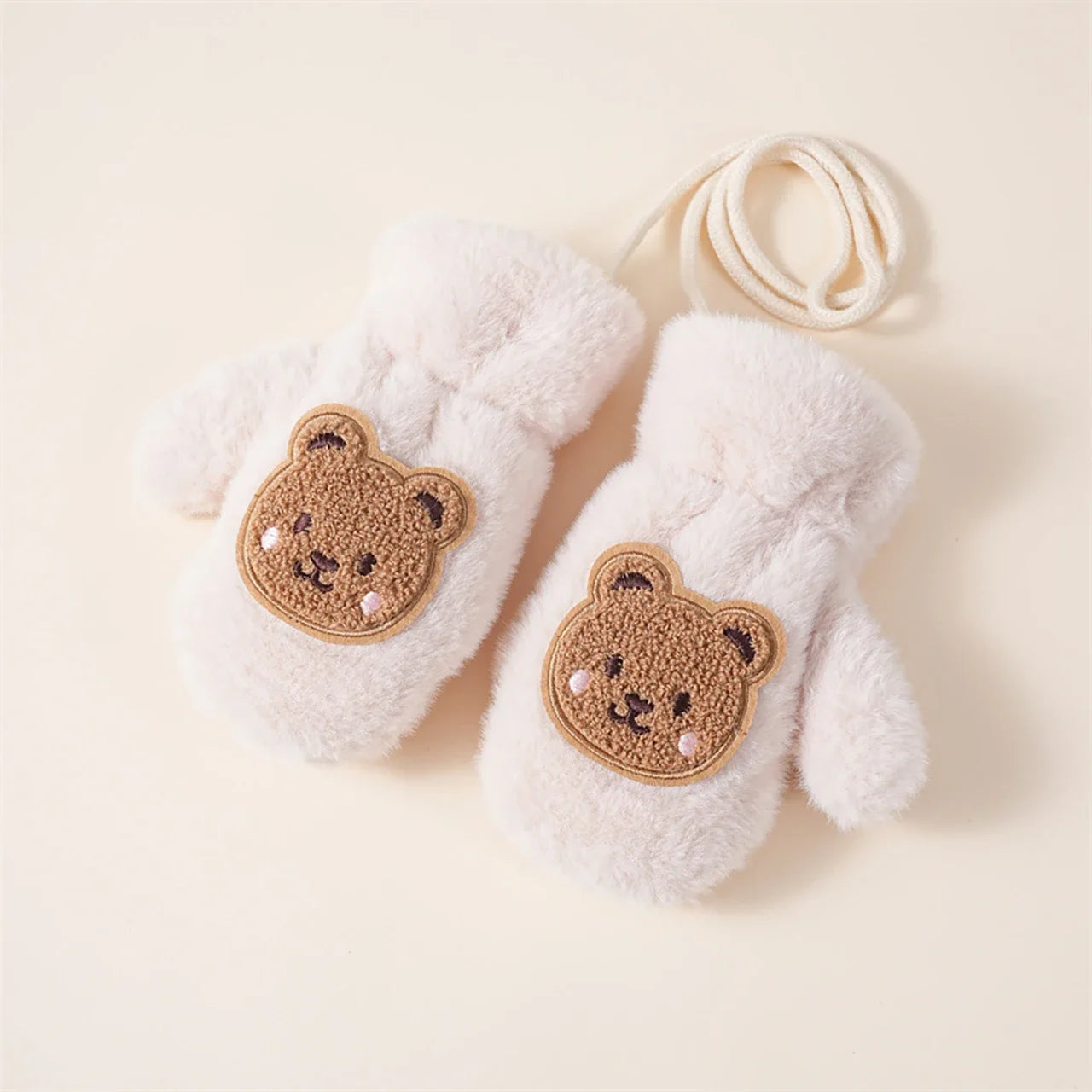 Winter Thicken Warm Baby Gloves